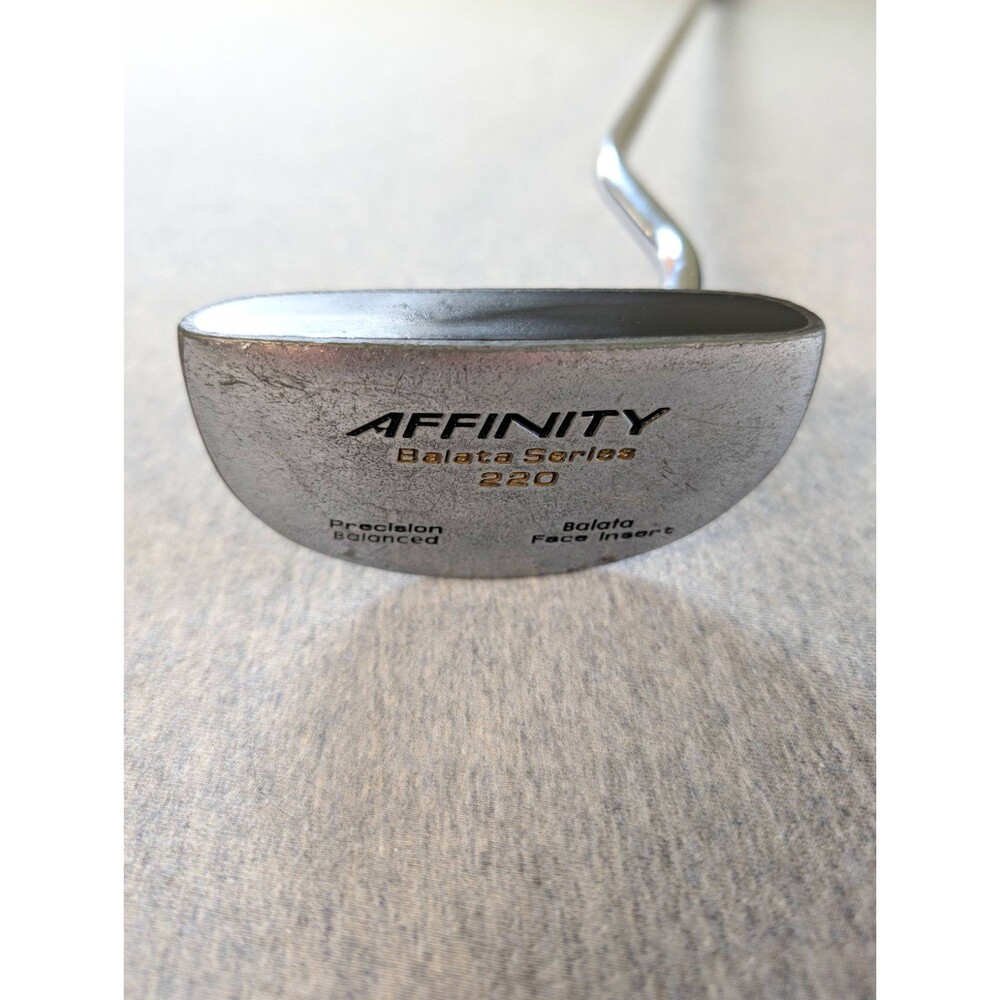 Affinity Balata Series 220 Blade Putter Right-Handed Silver/Black